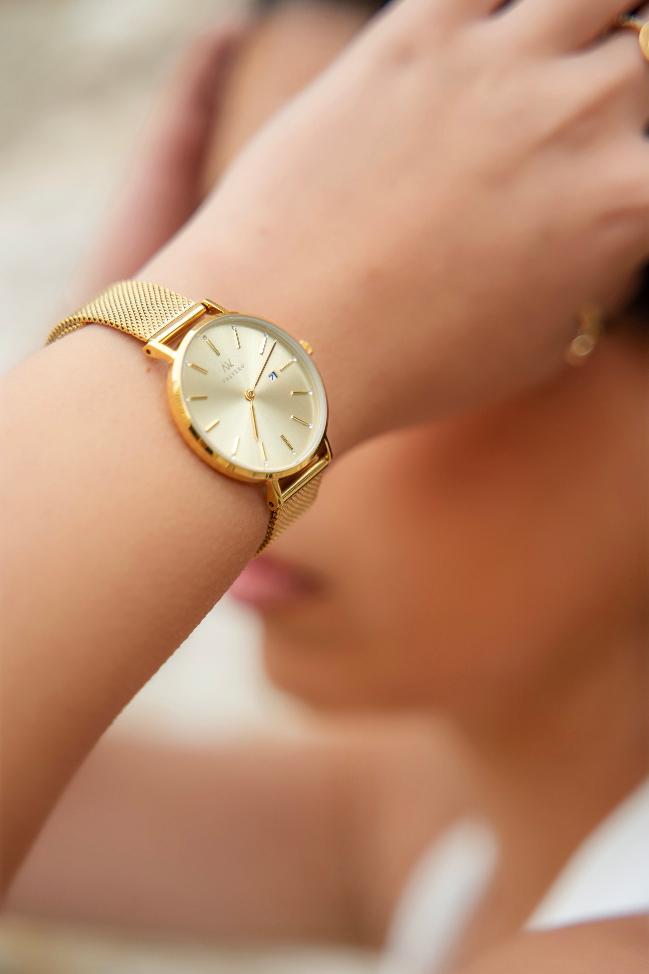 Amara Petite Watch - Luxe Gold