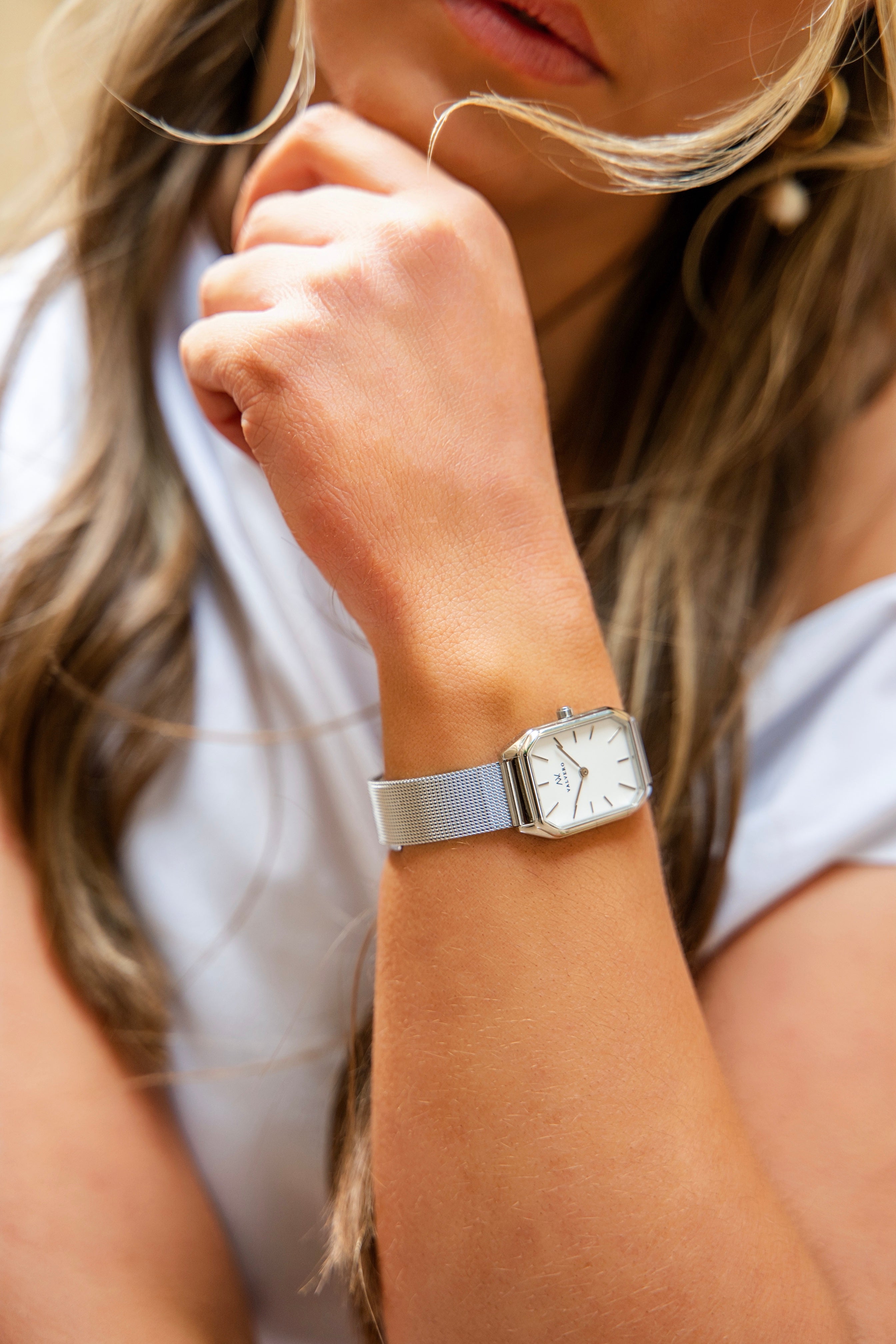 Lunara Watch - Sterling Ivory