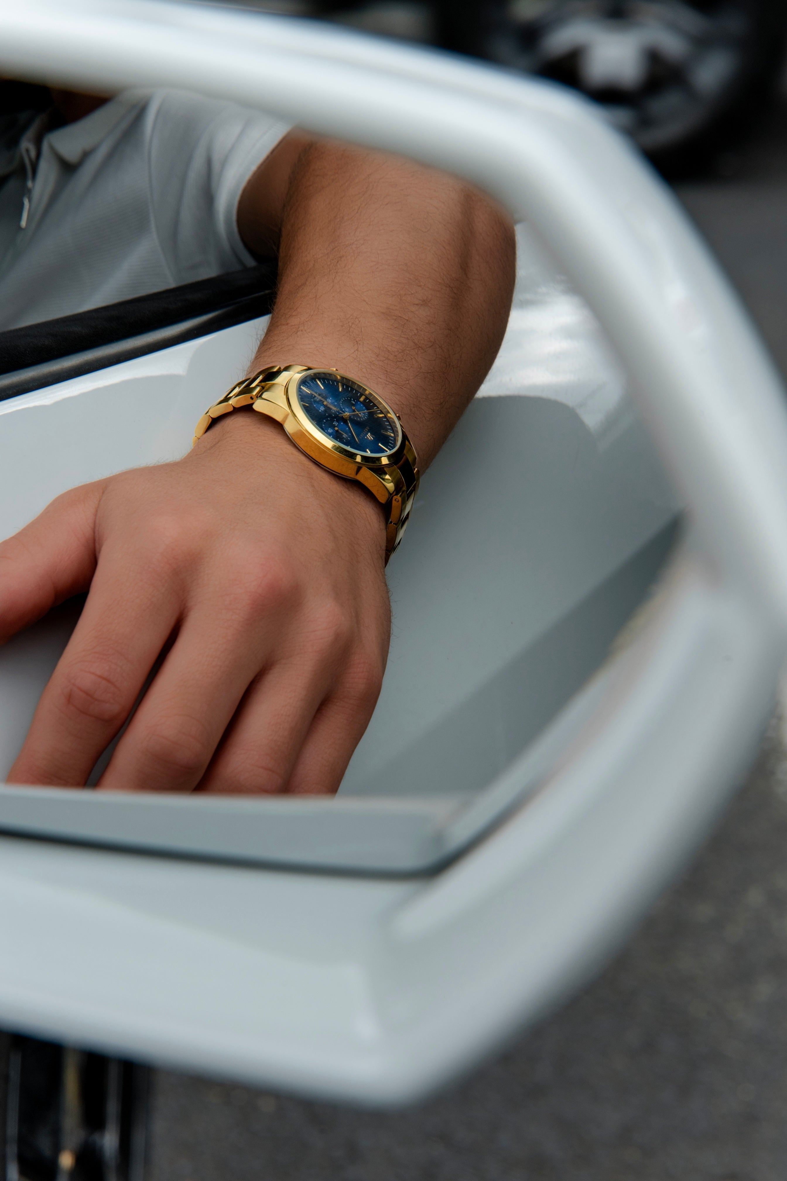 Fiero Watch - Luxe Gold Sapphire