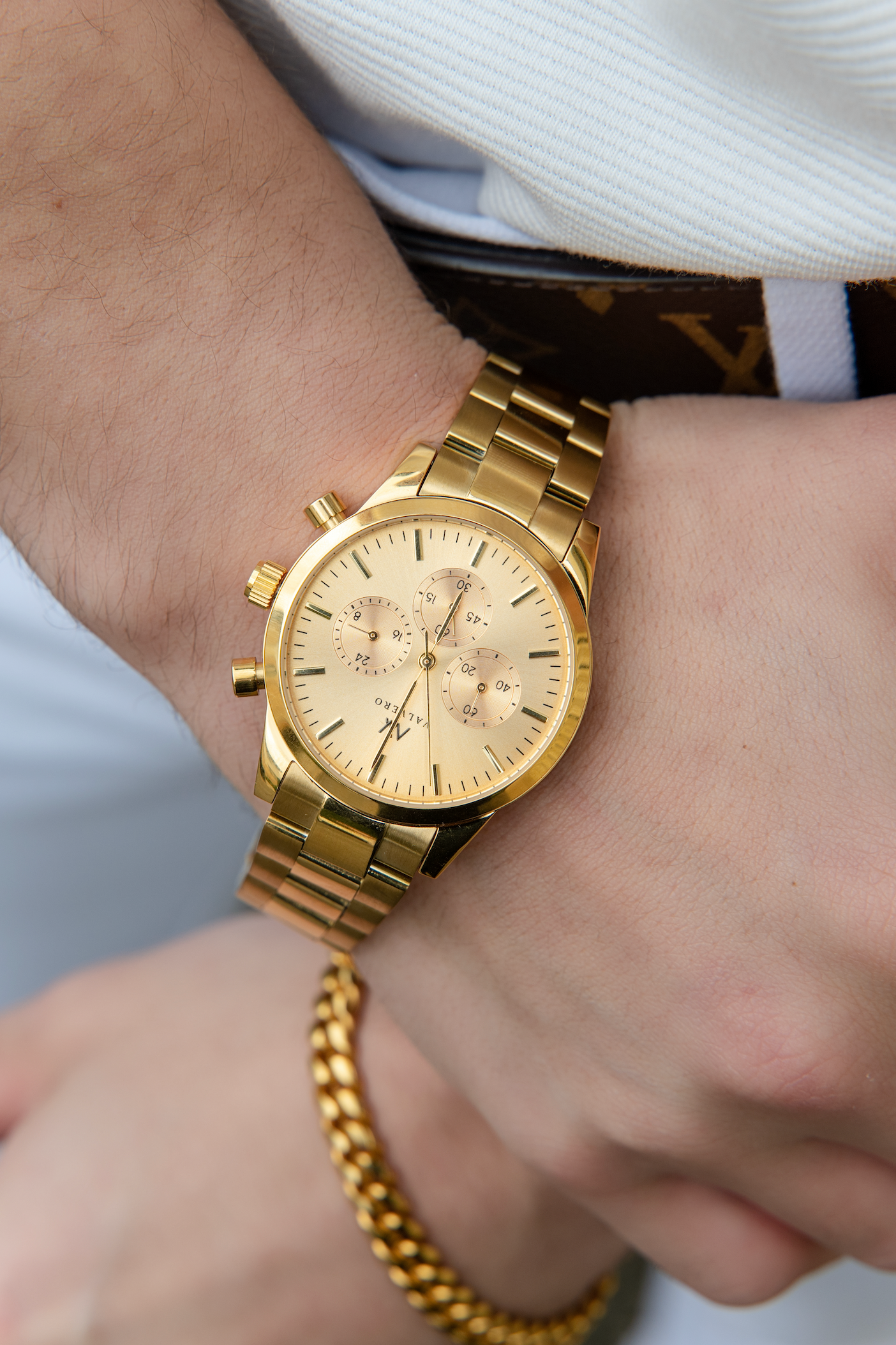 Timeless Set ~ Fiero Luxe Gold Watch & Vero Bracelet Luxe Gold