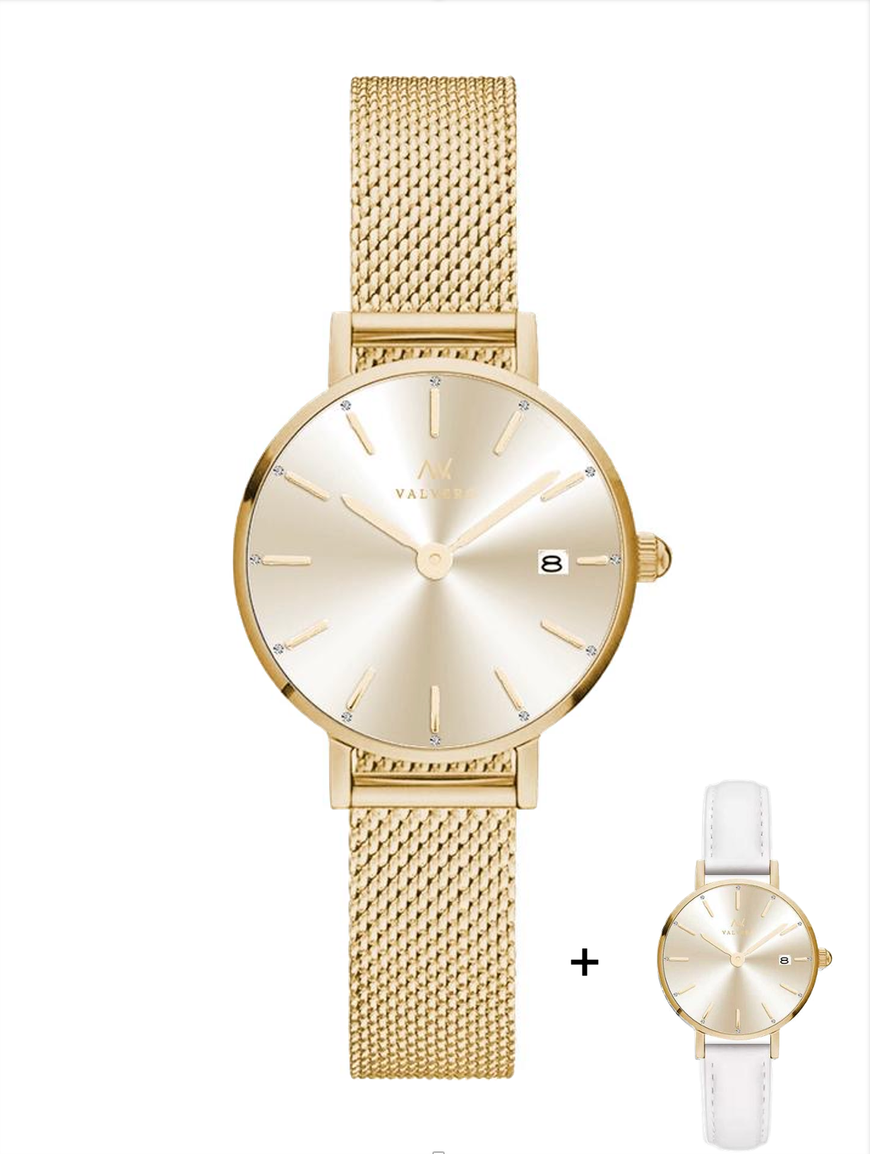 Amara Petite Watch - Luxe Gold