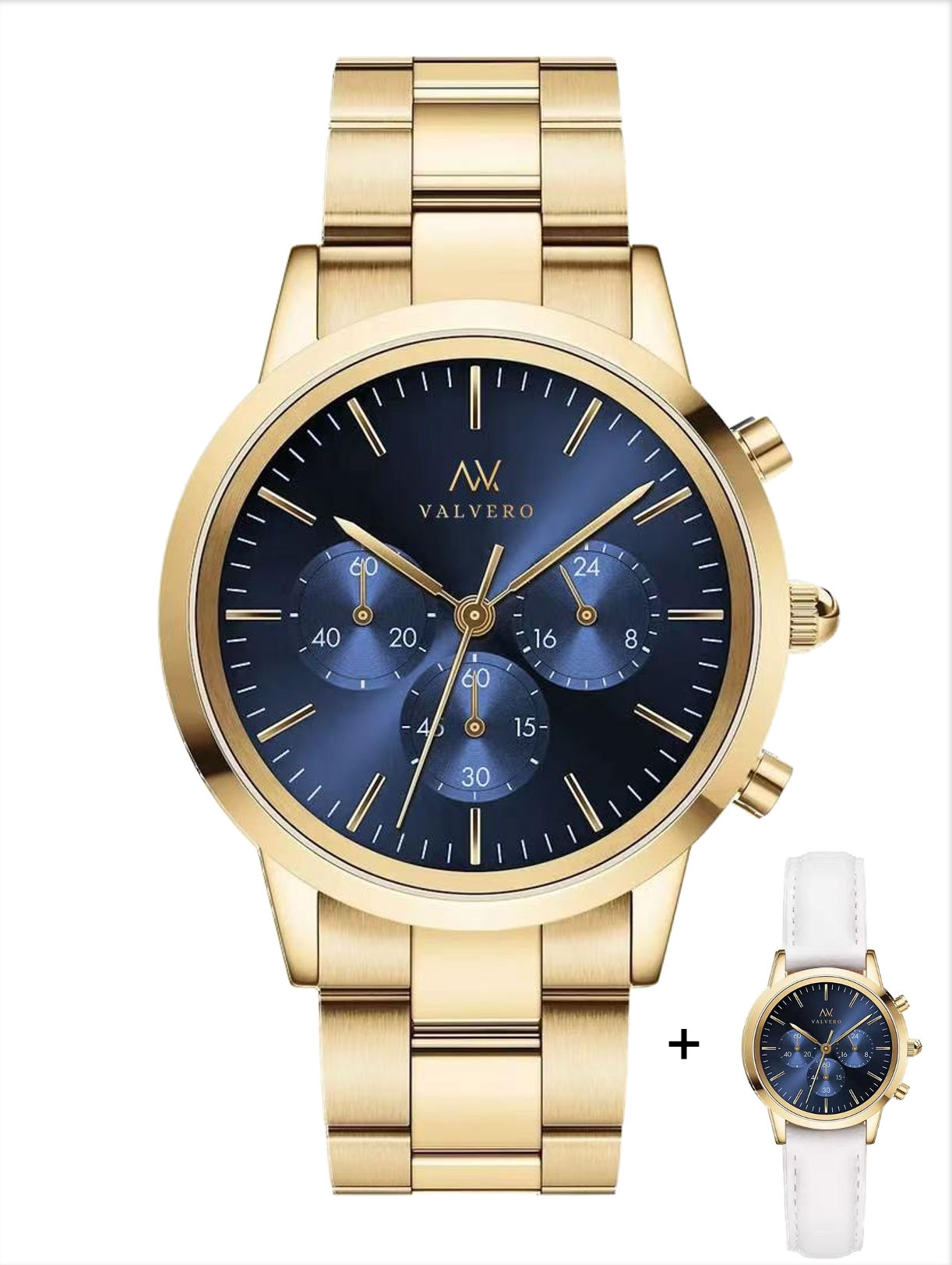 Fiero Watch - Luxe Gold Sapphire