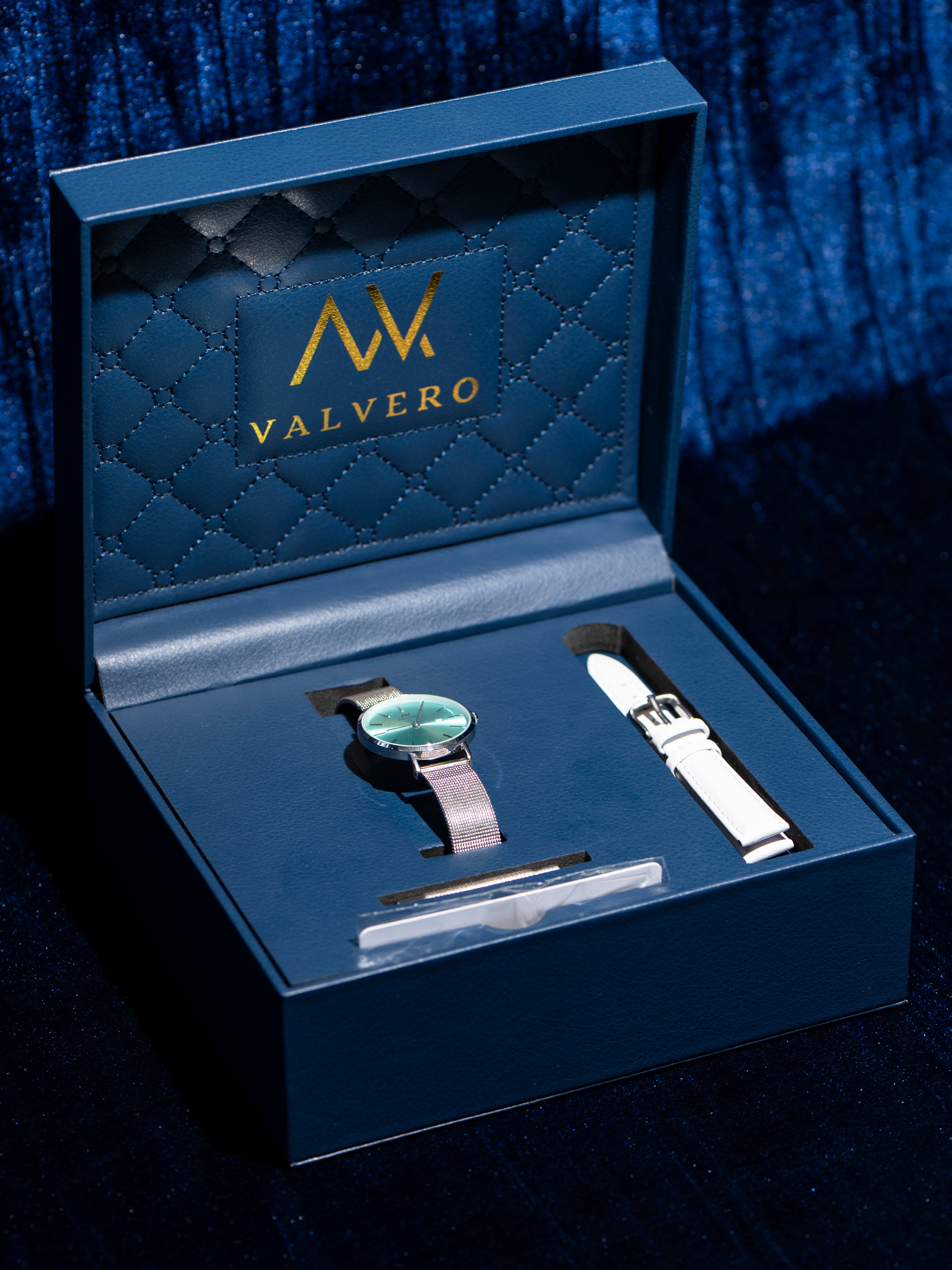 Amara Petite Watch - Sterling Teal