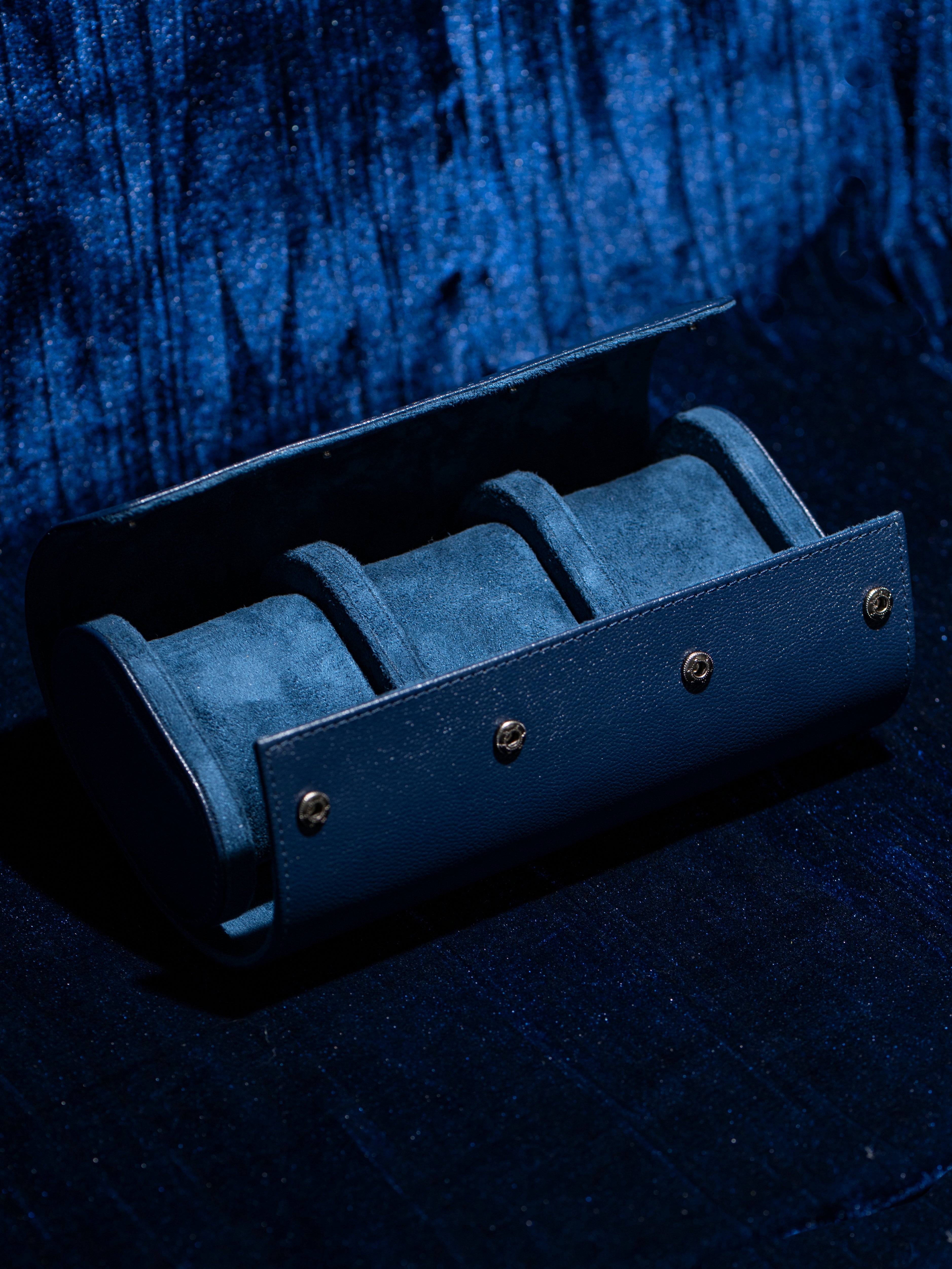 VALVERO Signature Watch Travel Case – Premium 3-Slot Leather Organiser