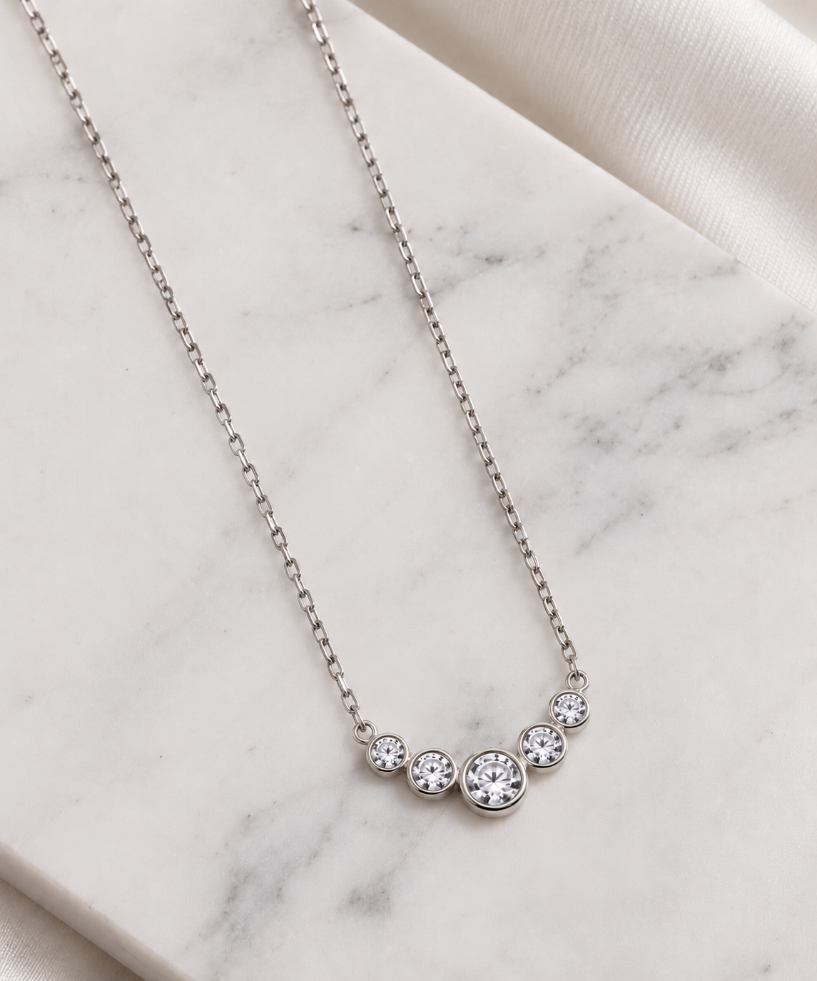 Emilia Necklace - Silver