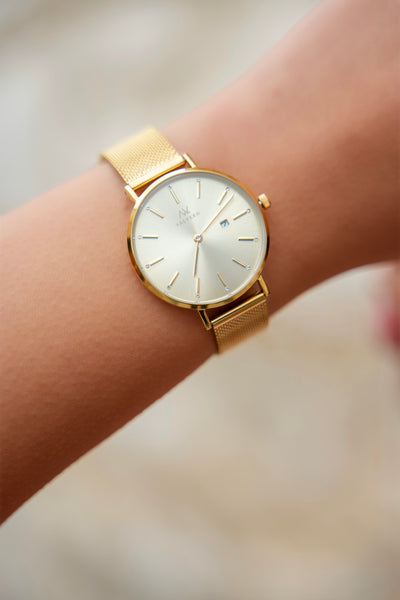 Amara Petite Watch - Luxe Gold
