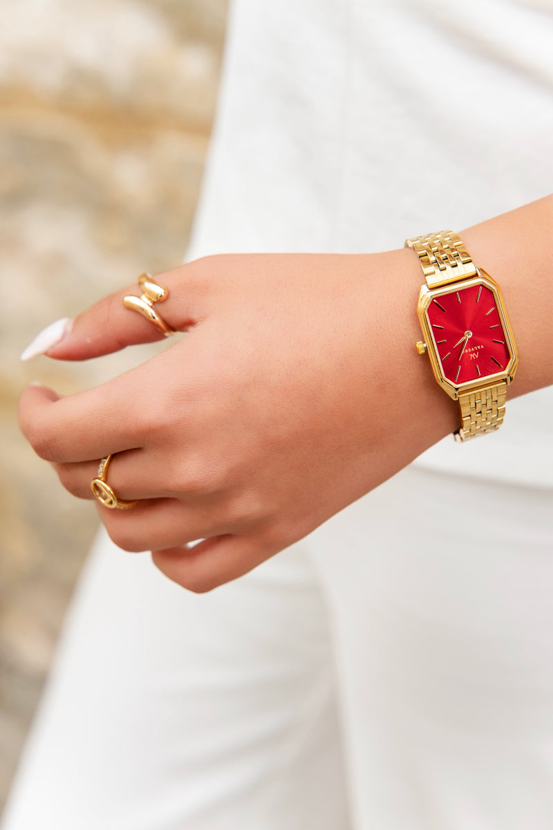 Elliana Watch - Luxe Gold Rose