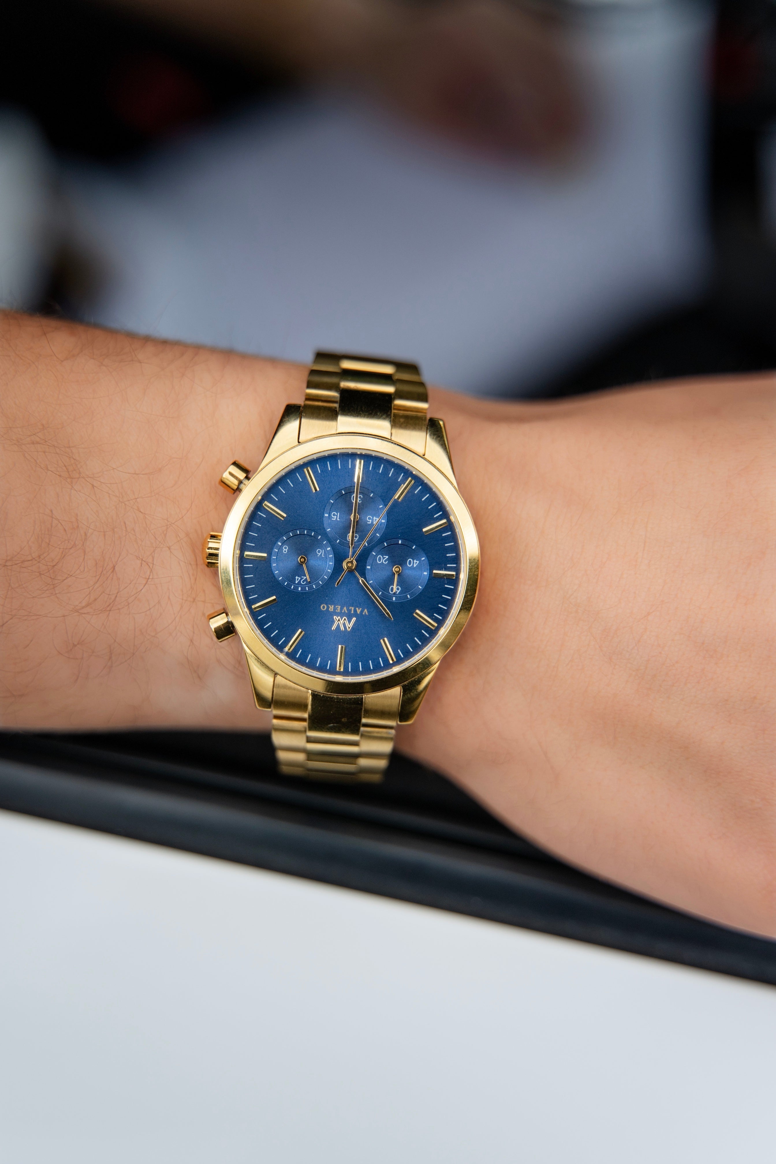 Fiero Watch - Luxe Gold Sapphire