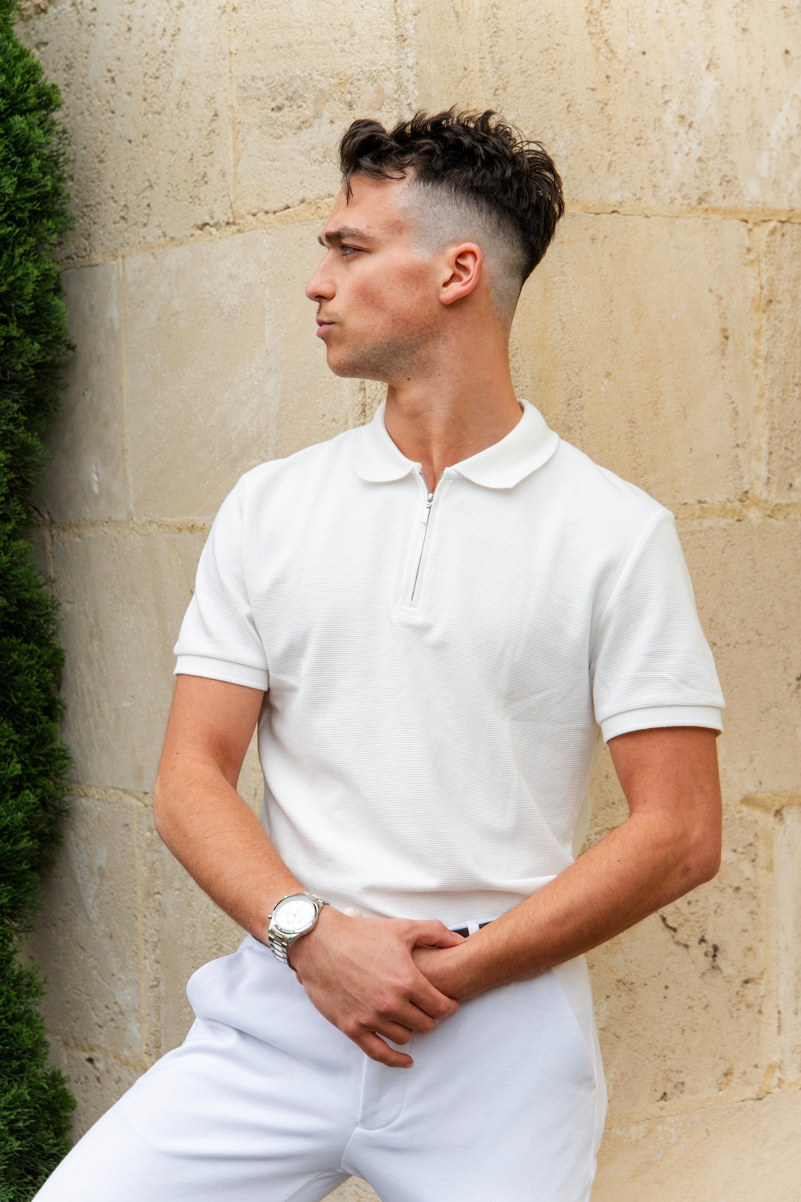 Timeless Set ~  Fiero Sterling Silver Watch & Mens Bracelet Sterling Silver