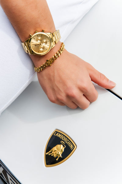 Timeless Set ~ Inferno Luxe Gold Watch & Vero Bracelet Luxe Gold