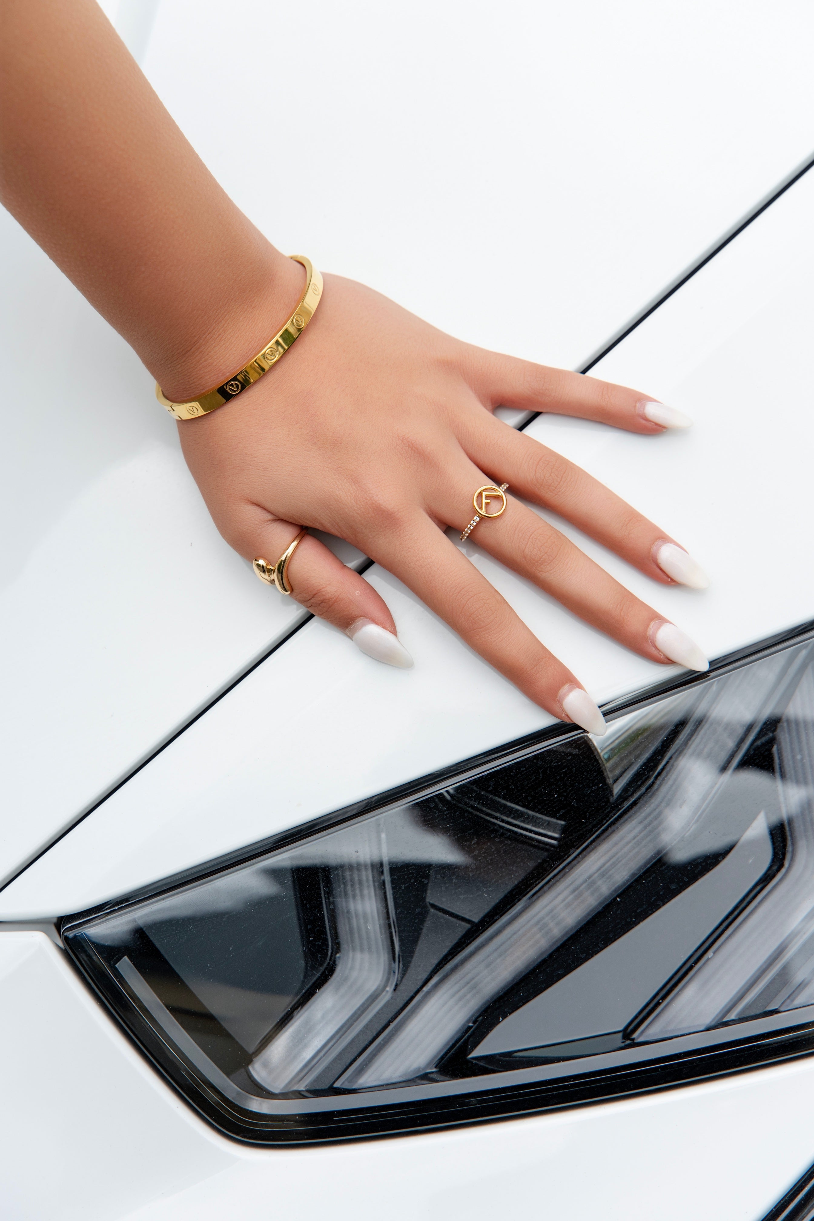 Signature Set ~ Elliana Luxe Gold Rose Watch & Velora Bangle