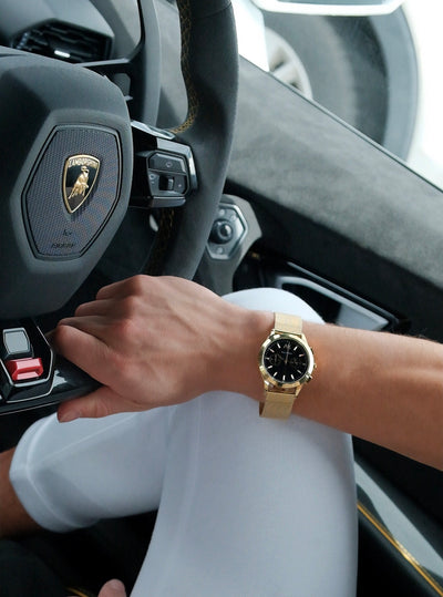 Inferno Watch - Luxe Gold Black