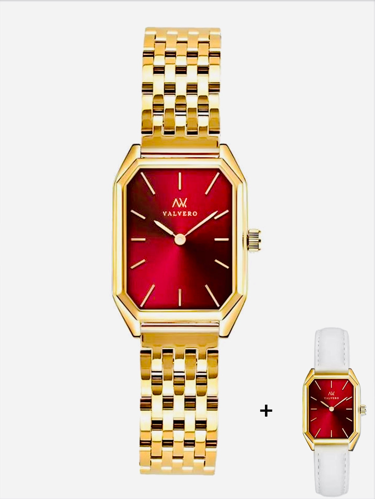 Signature Set ~ Elliana Luxe Gold Rose Watch & Velora Bangle
