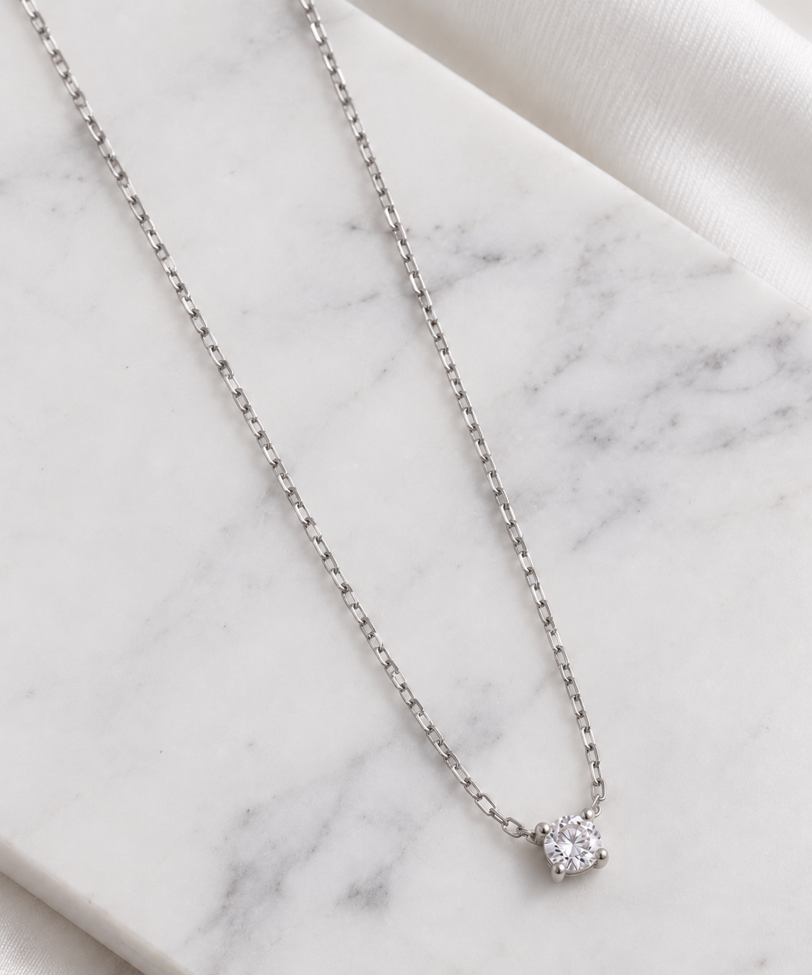 Estella Necklace - Silver
